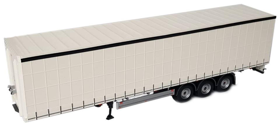 Available to Order – Pacton Curtainside trailer White 1:32 (MAR 1902-01)