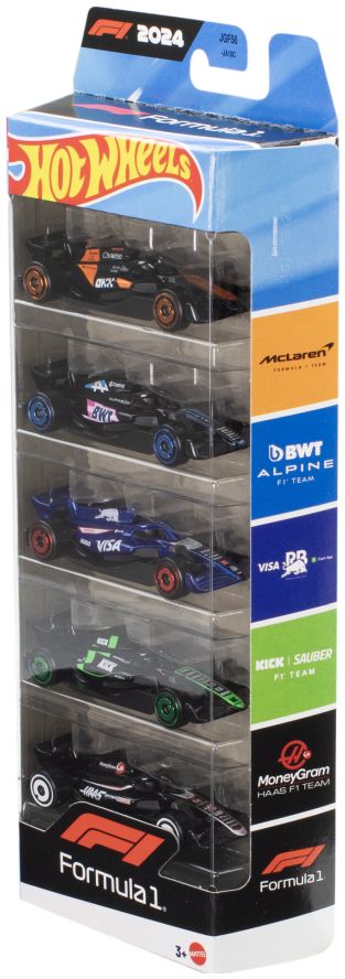 Available To Order – Hot Wheels Basic Race Team 5 Car Pack (MAT JGF58)