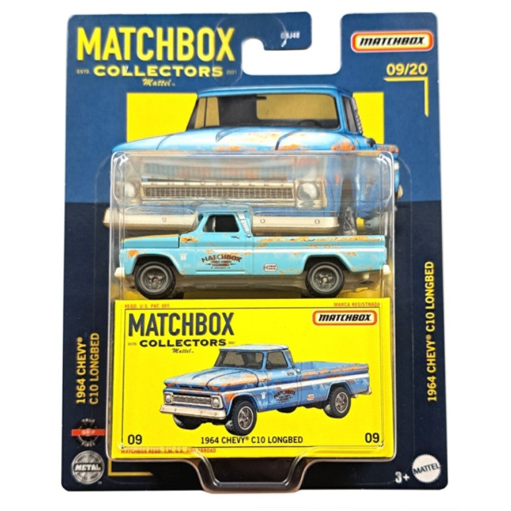 Available to Order – Matchbox Collectors 1964 Chevy C10 Longbed 09/20 Mattel Toys Model (MATGBJ48-HFL83)
