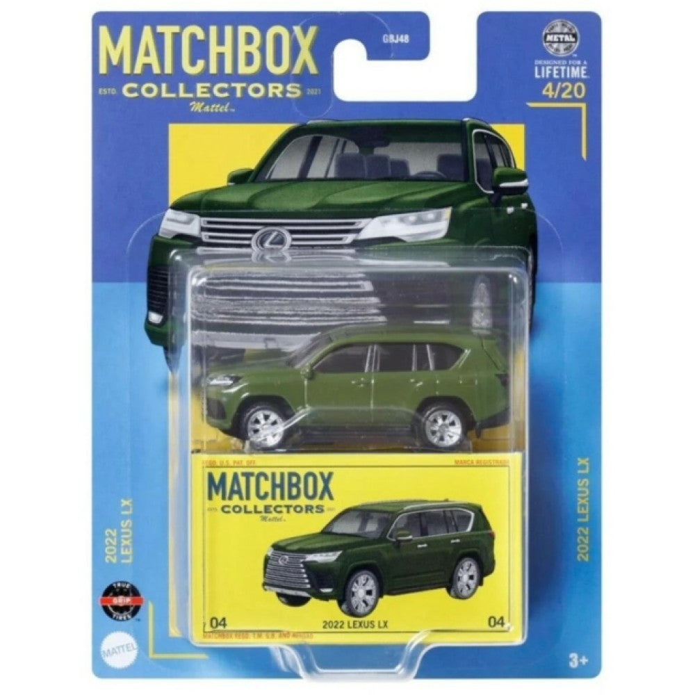 Available to Order – Matchbox Collectors 2022 Lexus Lx 4/20 Mattel Toys Model (MATGBJ48-HVW19)