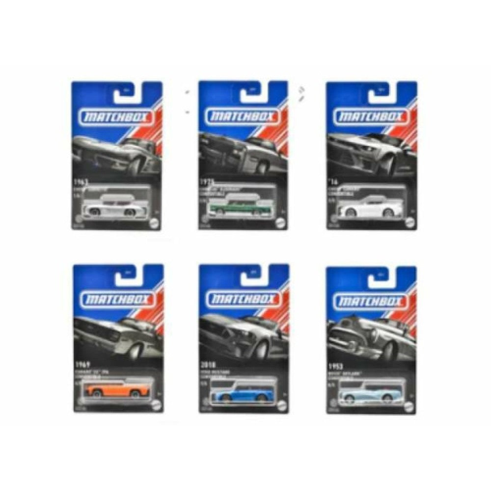 Available to Order – X10 Matchbox 1/64 American Convertible Assortment of 10 1:64 Model (matggf12-957d) 1:64 Matchbox Model (MATGGF12-957D)