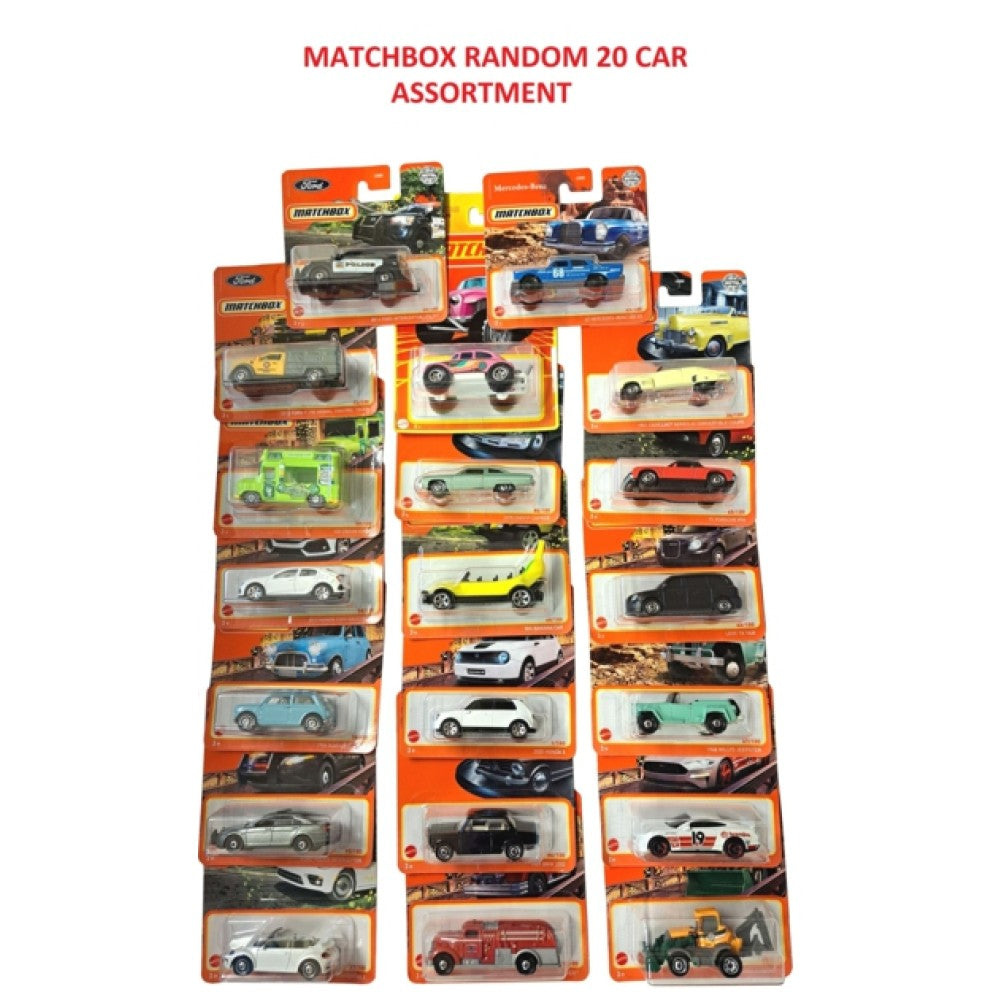 Available to Order – Matchbox Set of 20 Random Assortment Mattel Toys Model (MATRANDOM20)