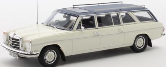Available to Order – Mercedes Benz V114 LWB Crayford Estate White 1971 1:43 Matrix Model (MAX 51302-211)
