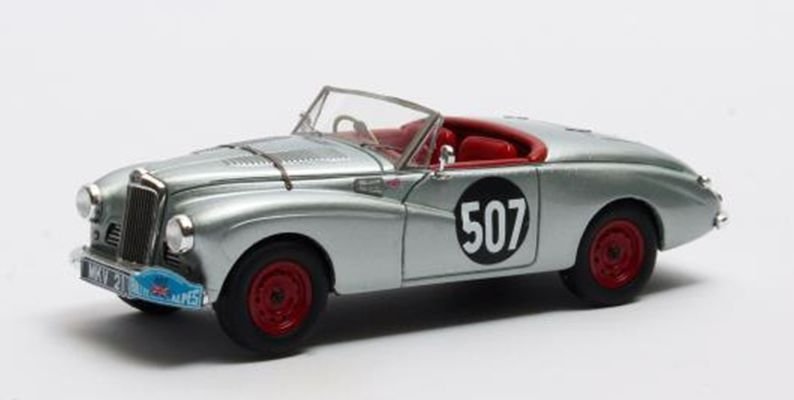 Available To Order – Sunbeam Alpine #507 Rallye des Alpes Unpenalized Stirling Moss/John Cutts 1953 1:43 Matrix Model (MAX R41807-021)