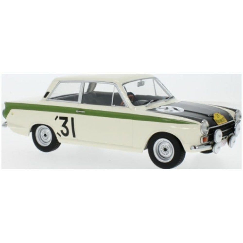 THIS ITEM IS AVAILABLE TO ORDER FROM OUR SUPPLIER - 1:18 MCG MCG18436 FORD LOTUS CORTINA MK I NO.31 MARATHON DE LA ROUTE J.ICKX/G.STAEPELAERE