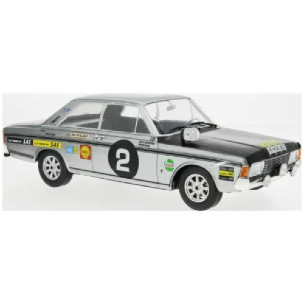Pre-Order - 1:18 MCG Ford 20M Rs (P7B) Rally Wm - East African Safari Rally 1969 No.2 Soderstrom/Palm MCG18487R Stocks Due Jul / Aug
