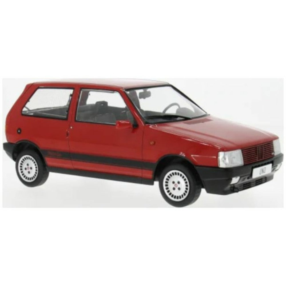 Pre-Order - 1:18 MCG Fiat Uno Turbo IE Red 1984 MCG18583 Stocks Due Jul / Aug
