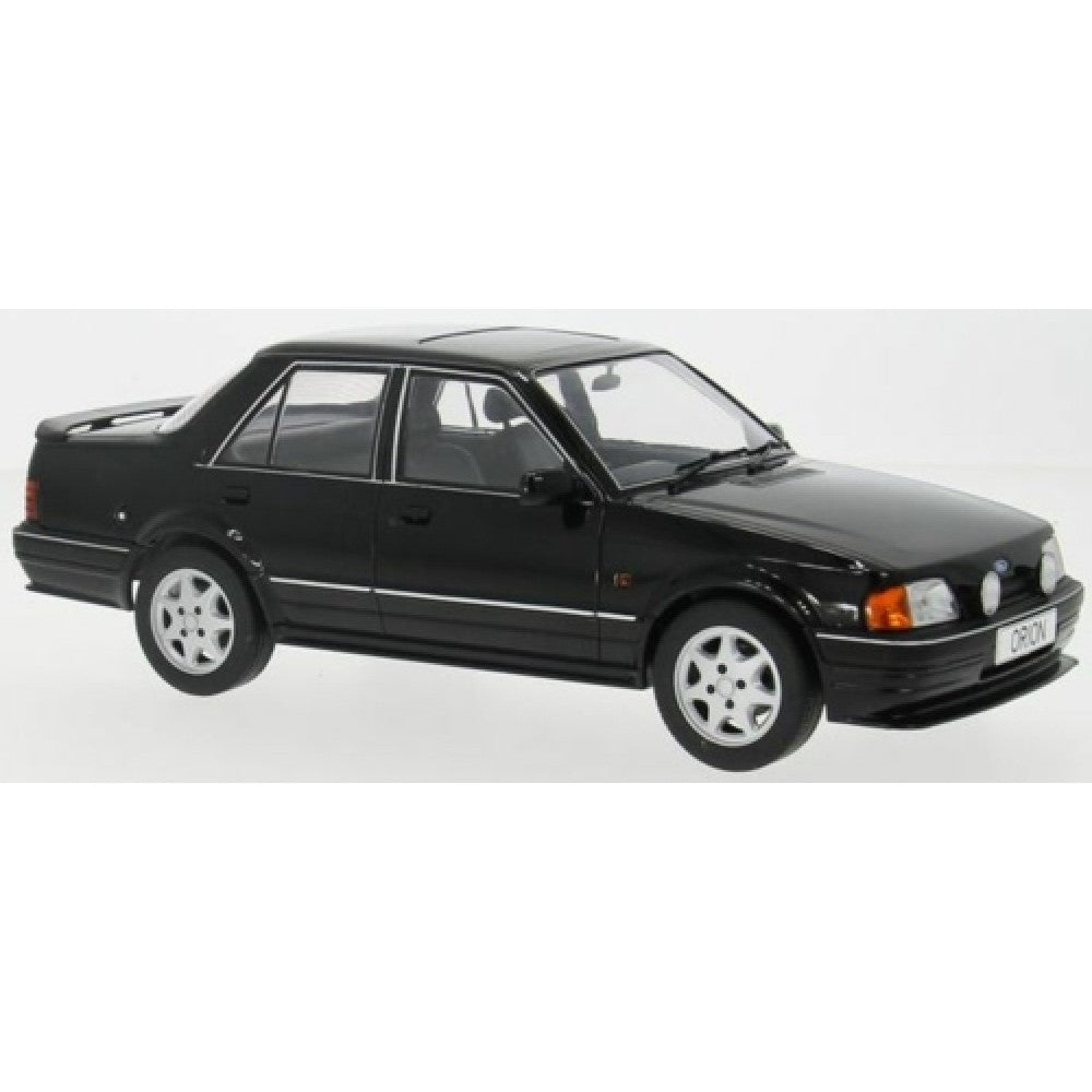 PRE ORDER STOCKS DUE FEBRUARY / MARCH 2026 1:18 MCG MCG 18649 FORD ORION MK II BLACK RHD W/RS PACKAGE