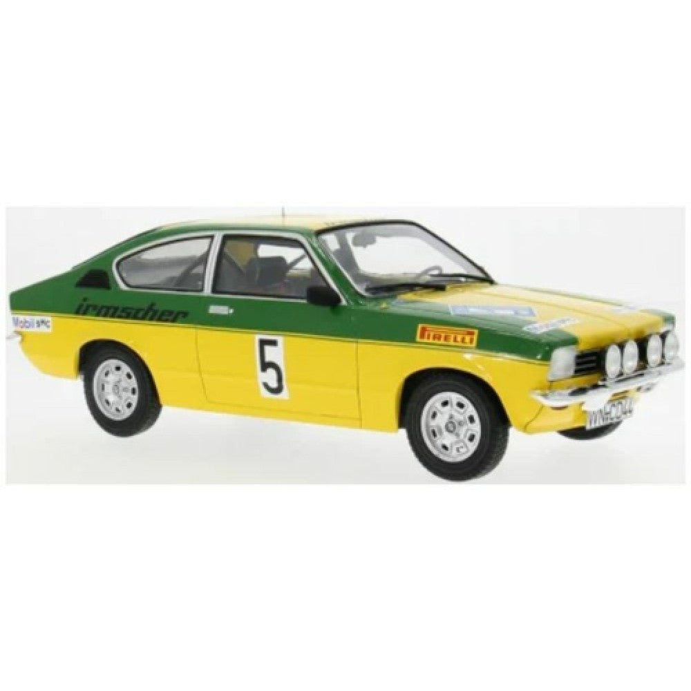 Pre-Order - 1:18 MCG Opel Kadett C Coupe GTE - International Sachs Winter 1976 No.5 Smolej/Geistdorfer MCG18650R Stocks Due Jul / Aug