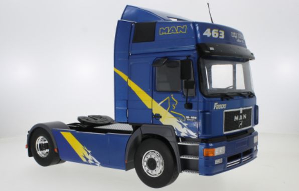 Available to Order – MAN F2000 Metallic Blue 1994 Big Blue Edition 1:18 (MCG 18133)