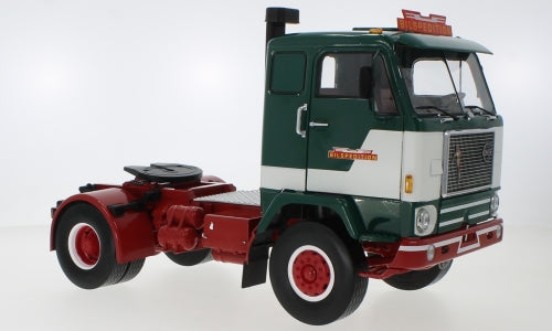 Available to Order – Volvo F88 - Green / White - Bilspedition 1:18 (MCG 18139)
