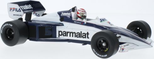 Available to Order – Brabham BT52 #5 Parmalat F1 Brazilian GP 1983 N.Piquet 1:18 (MCG 18618)