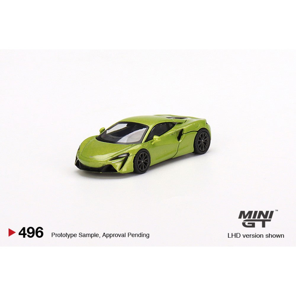 1:64 MINI GT MGT00496-R MCLAREN ARTURA FLUX GREEN (RHD)