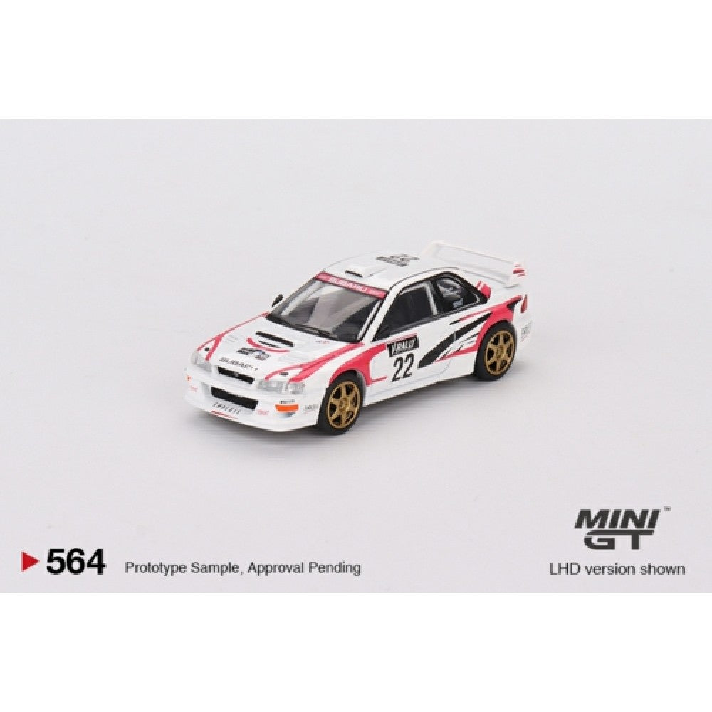 1:64 MINI GT MGT00564-L SUBARU IMPREZA WRC98 1999 RALLY TOUR DE CORSE NO.22 (LHD)