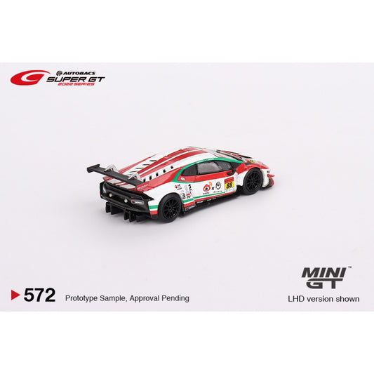 Lamborghini Huracán GT3 EVO No.88 Jloc 2022 Super GT Series Japan Exclusive 1:64 Mini GT Model Car (MGT00572-L)