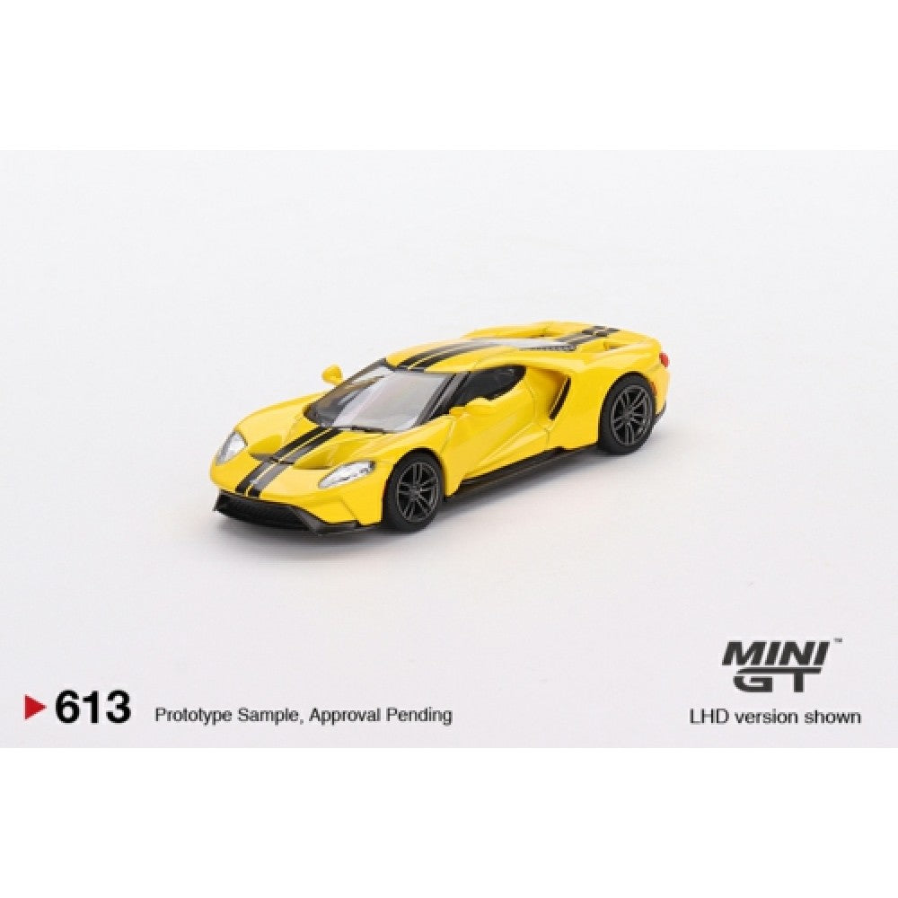 1:64 MINI GT MGT00613-L FORD GT TRIPLE YELLOW (LHD)