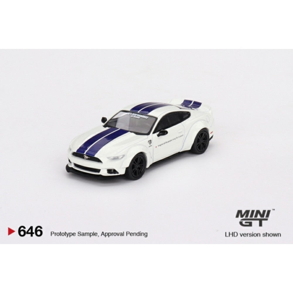 1:64 MINI GT MGT00646-R FORD MUSTANG GT LB-WORKS WHITE (RHD)