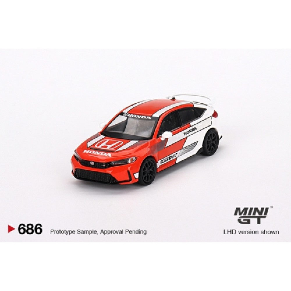 Honda Civic Type R 2023 Pace Car (LHD) 1:64 Mini GT (MGT00686-L)