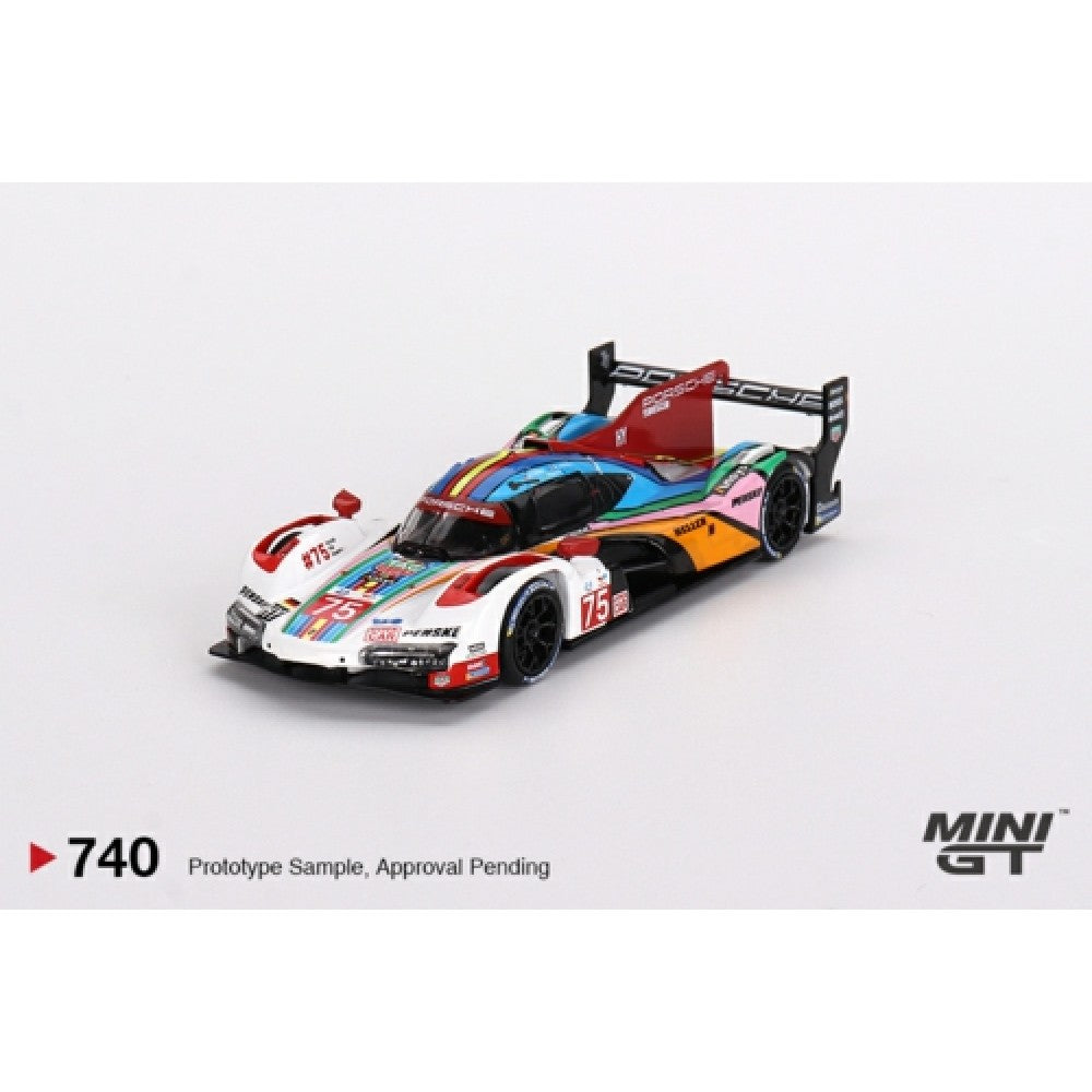 PRE ORDER STOCKS DUE OCTOBER / NOVEMBER 2024 1:64 MINI GT MGT00740-L PORSCHE 963 NO.75 PORSCHE PENSKE MOTORSPORT 2023 24HRS OF LE MANS (LHD)