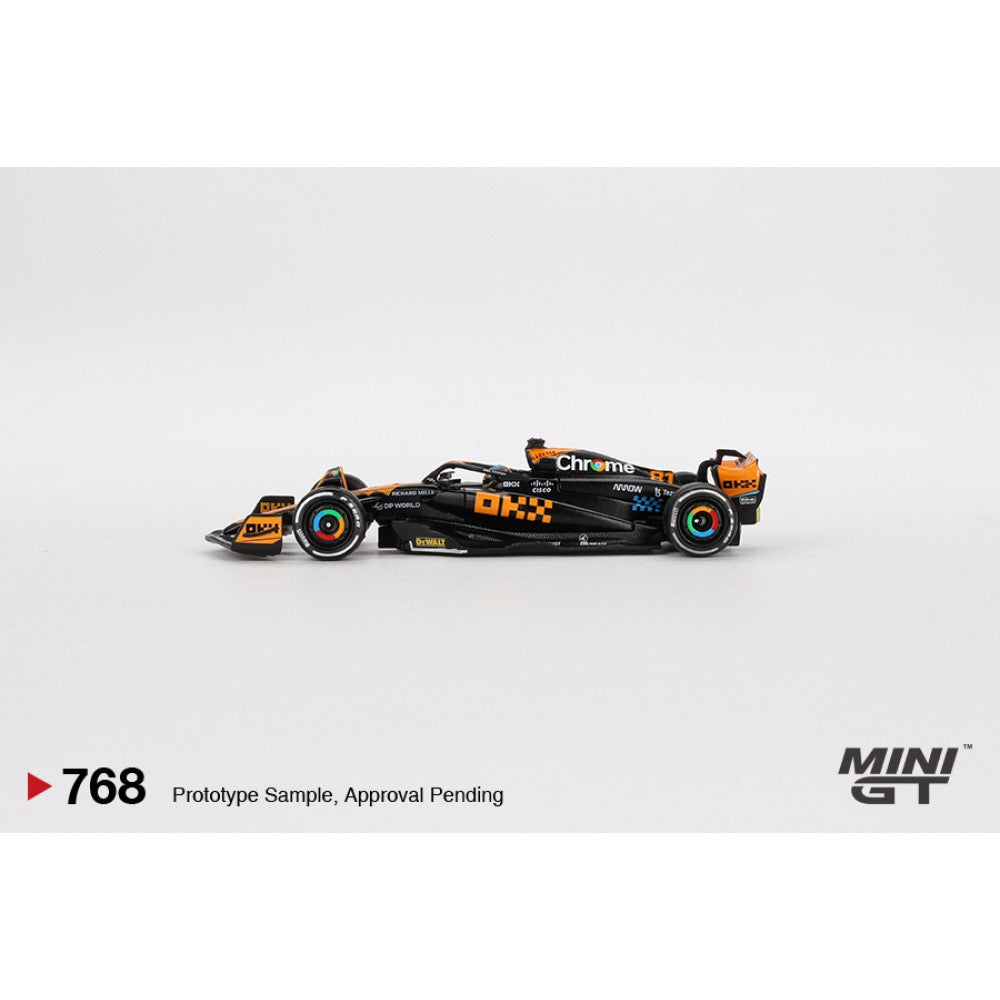 McLaren MCL60 No.81 Oscar Piastri 2023 F1 Japanese GP 3rd Place 1:64 Mini GT Model Car (MGT00768-L)