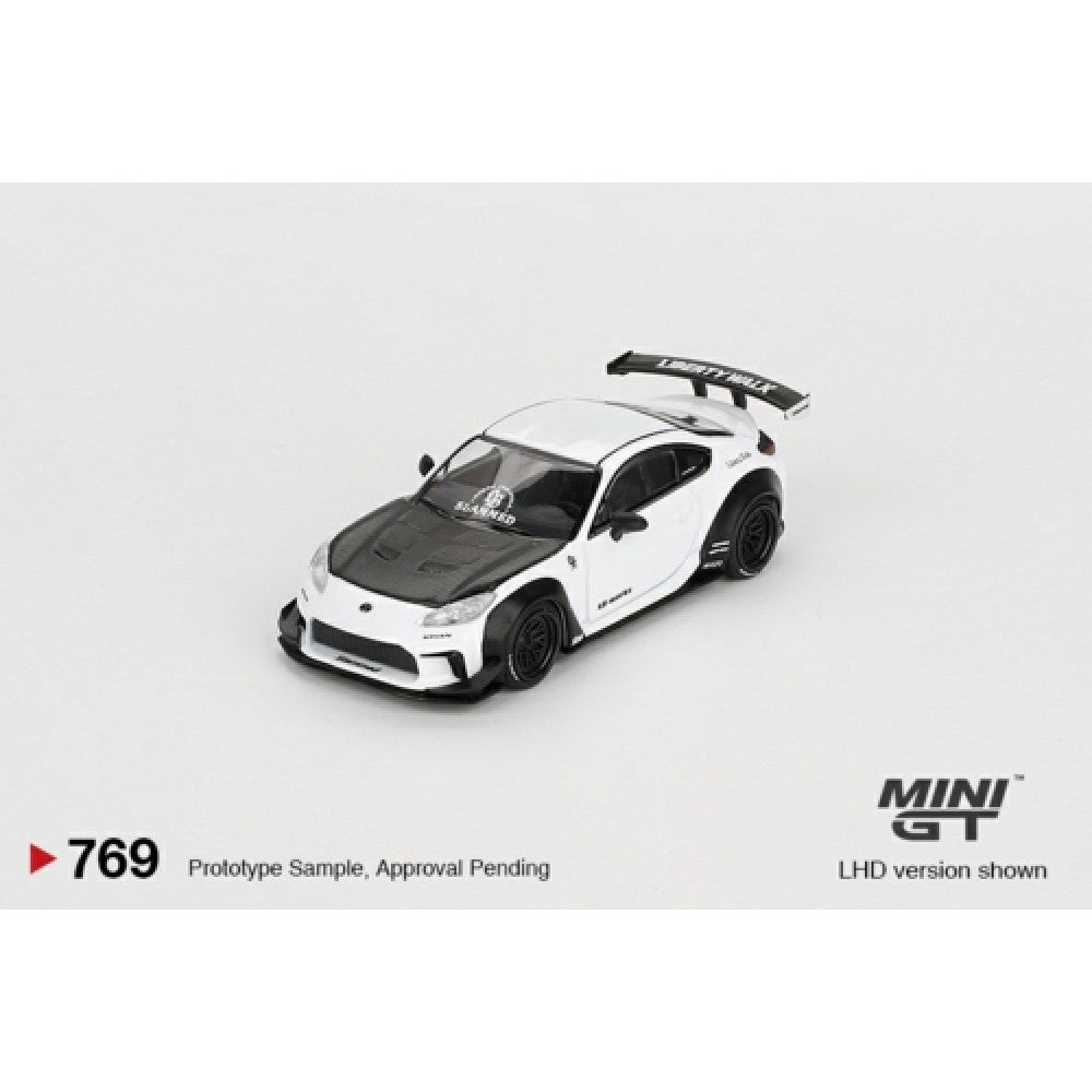 Available to Order from Supplier – 1:64 MINI GT Toyota Gr86 Lb Nation White (LHD) MGT00769-L