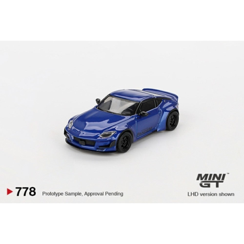 1:64 MINI GT MGT00778-L NISSAN Z PANDEM SEIRAN BLUE (LHD)