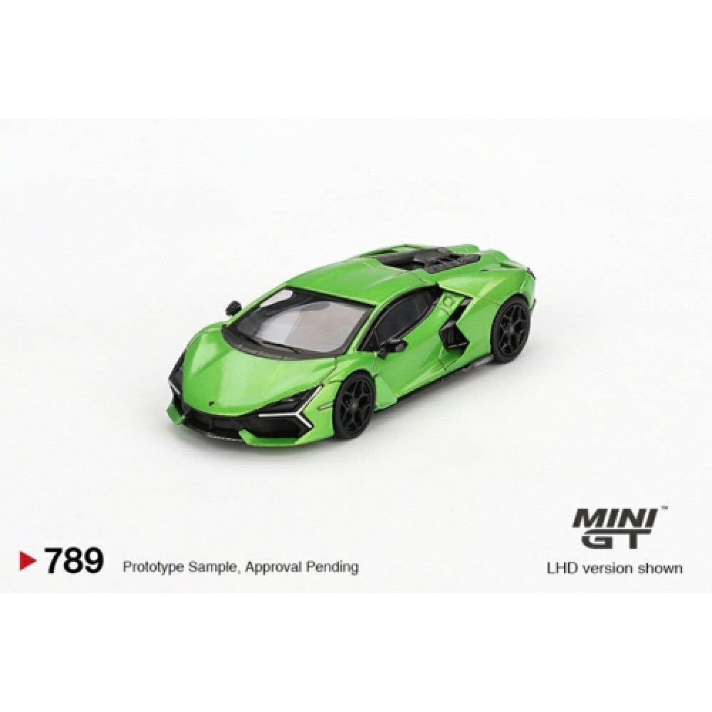 1:64 MINI GT MGT00789-R LAMBORGHINI REVUELTO VERDE SELVANS (RHD)