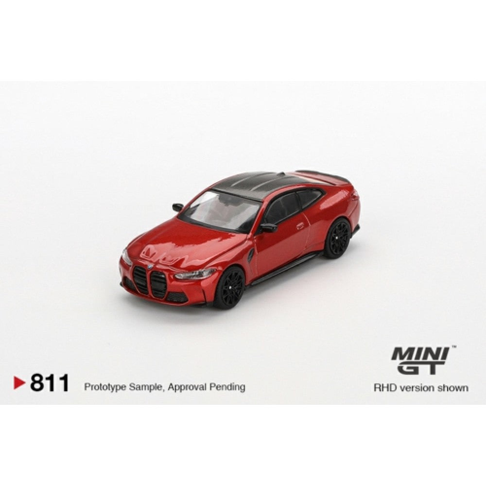1:64 MINI GT MGT00811-L BMW M4 COMPETITION (G82) SAKHIR ORANGE (LHD)