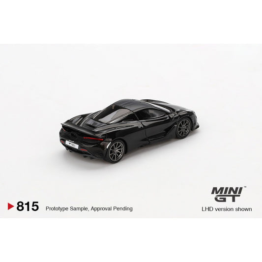McLaren 750S Saros Gray (LHD) 1:64 Mini GT Model Car (MGT00815-L)