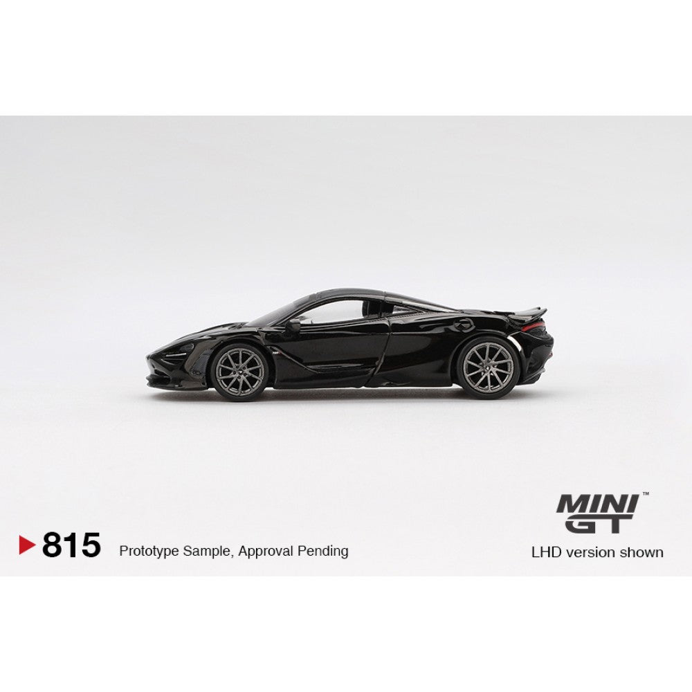 McLaren 750S Saros Gray (LHD) 1:64 Mini GT Model Car (MGT00815-L)