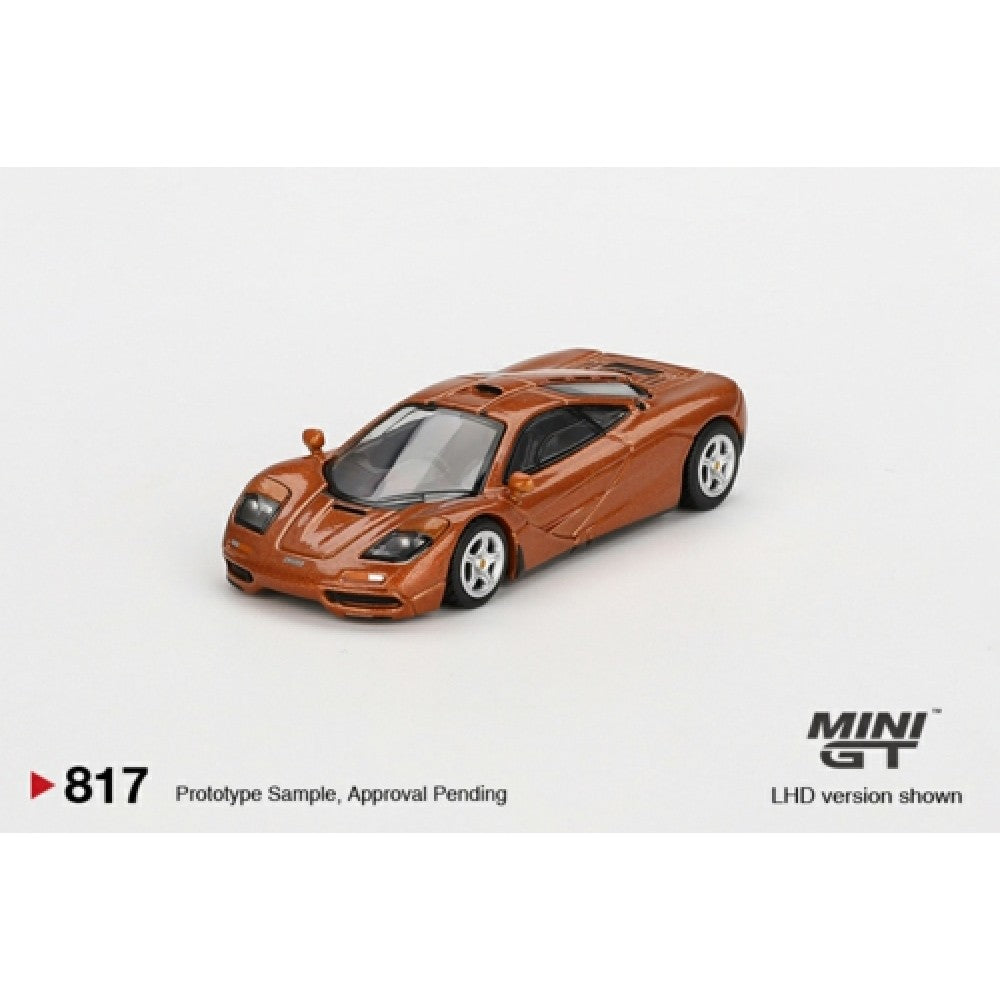 1:64 MINI GT MGT00817-BL MCLAREN F1 YQUEM (LHD) BLISTER PACKAGING