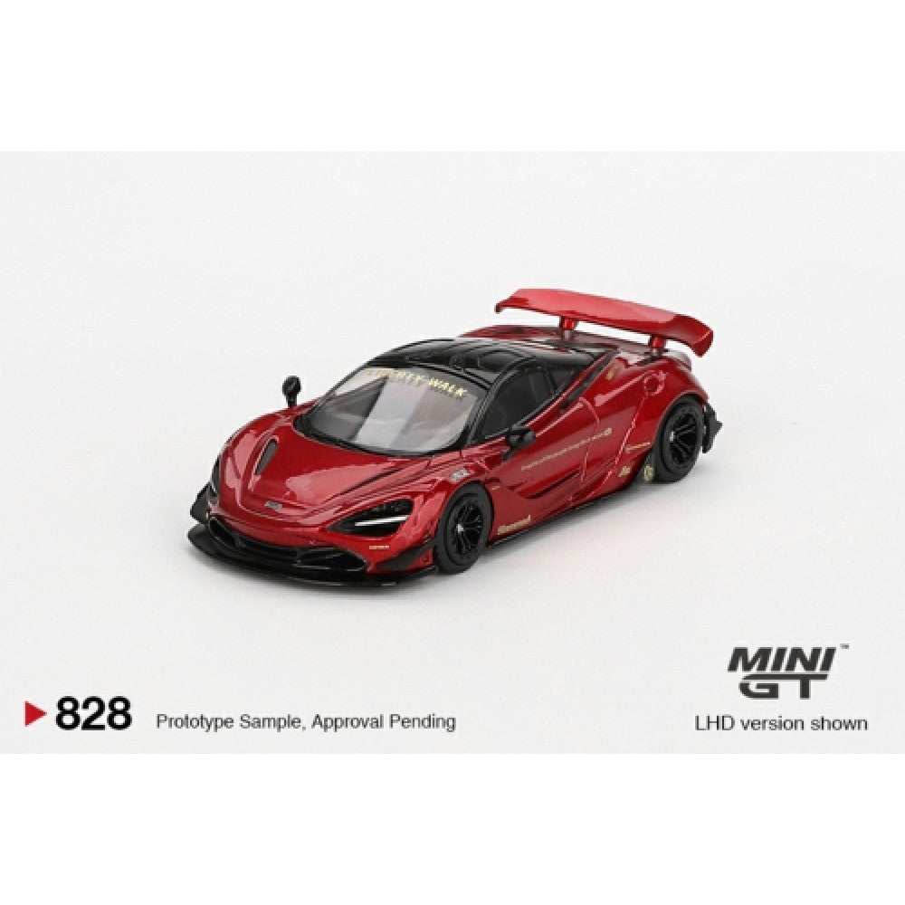 1:64 MINI GT MGT00828-L MCLAREN 720S LB WORKS GEM RED (LHD)