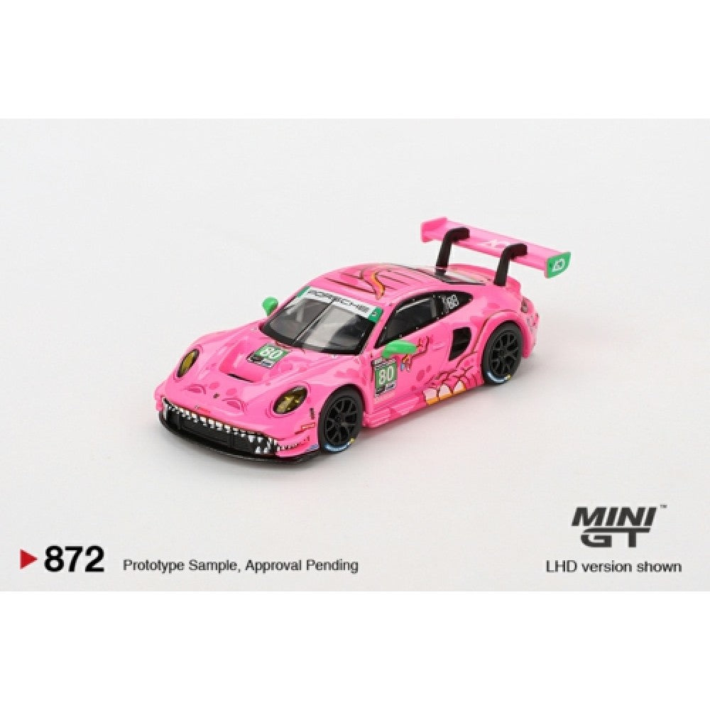 1:64 MINI GT MGT00872-BL PORSCHE 911 GT3 R #80 AO RACING 2023 IMSA VIRGINIA ROXY (LHD) BLISTER PACKAGING