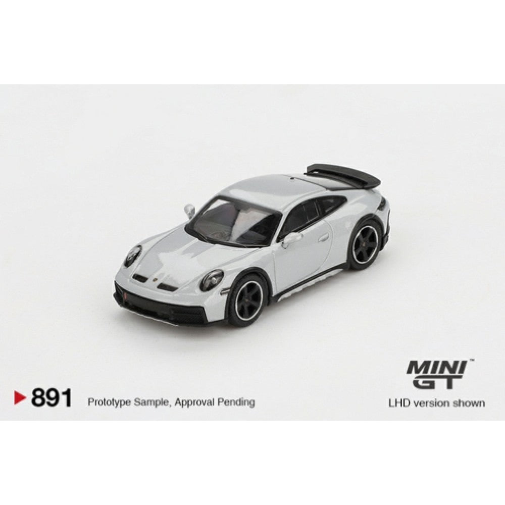 1:64 MINI GT MGT00891-R PORSCHE 911 DAKAR ICE GREY METALLIC (RHD)