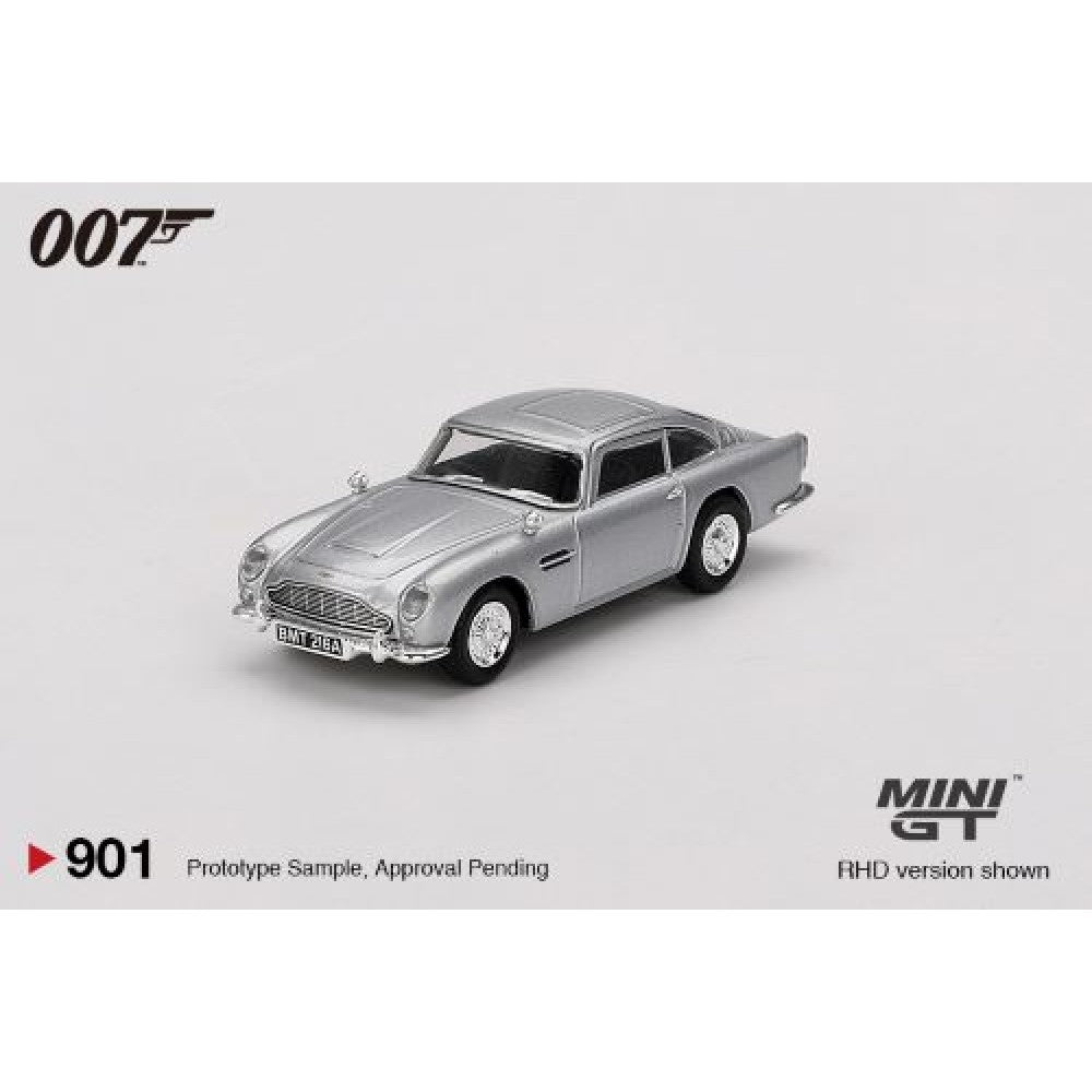 1/64 MINI GT MGT00901-007S JAMES BOND 007 ASTON MARTIN DB5 RHD THUNDERBALL SPANISH BLISTER PACKAGING