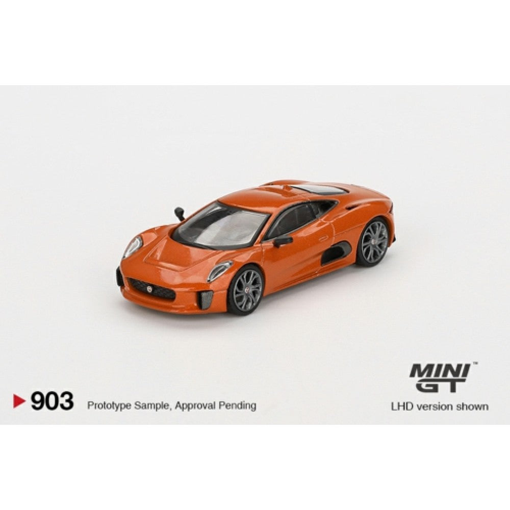 1:64 MINI GT MGT00903-007E JAGUAR C-X75 SPECTRE (LHD) ENGLISH BLISTER PACKAGING