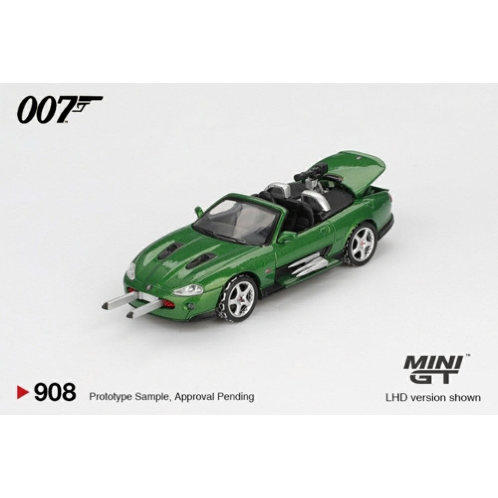 Pre-Order - 1:64 MINI GT Jaguar XKR (LHD) Die Another Day German Blister Packaging MGT00908-007G Stocks Due Mar / Apr 2026