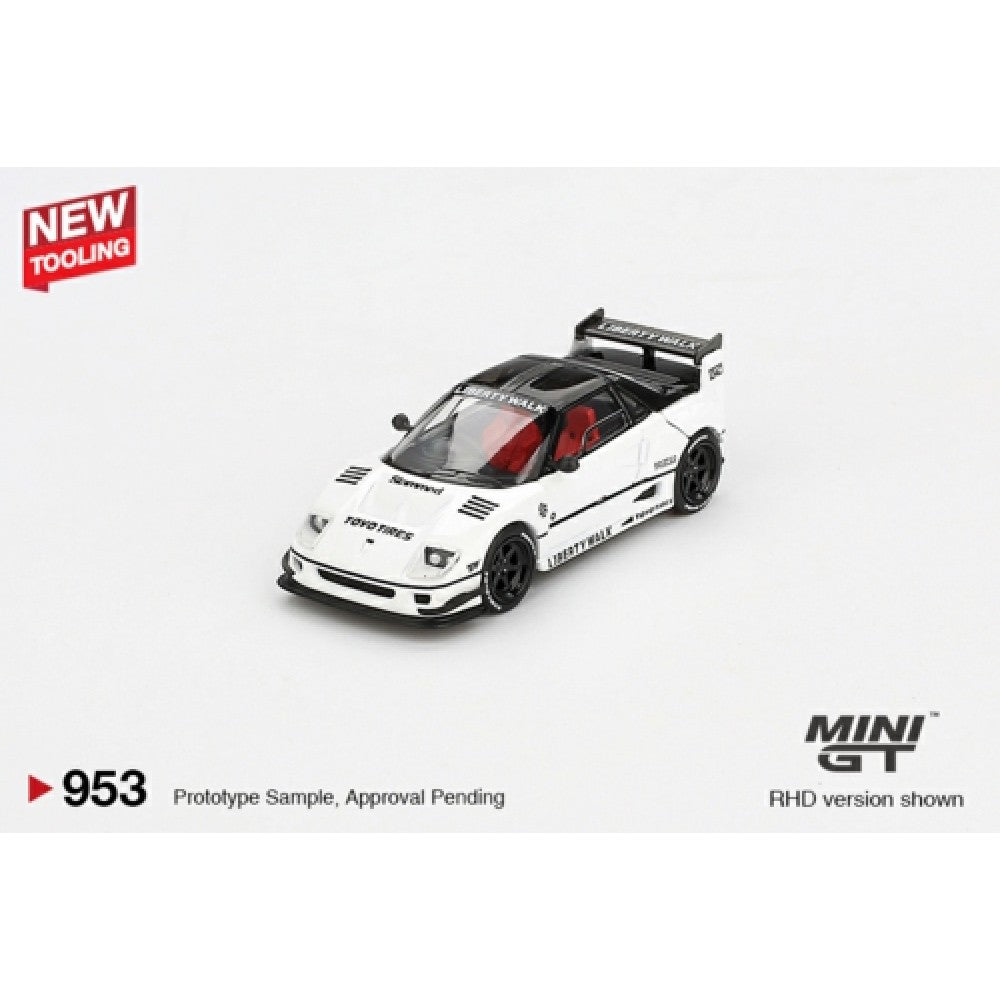 1:64 MINI GT MGT00953-R MAZDA AZ-1 LIBERTY WALK LB40 WHITE 2024 TOKYO AUTO SALON (RHD) NEW TOOLING
