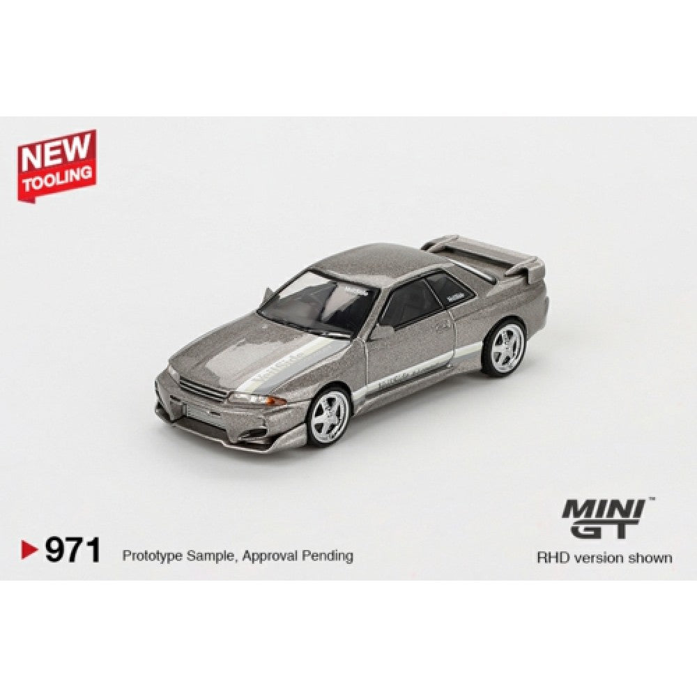 Nissan Skyline GT-R (R32) VeilSide Combat C-I VeilSide Combat Grey (RHD) Blister Packaging 1:64 Mini GT (MGT00971-BL)
