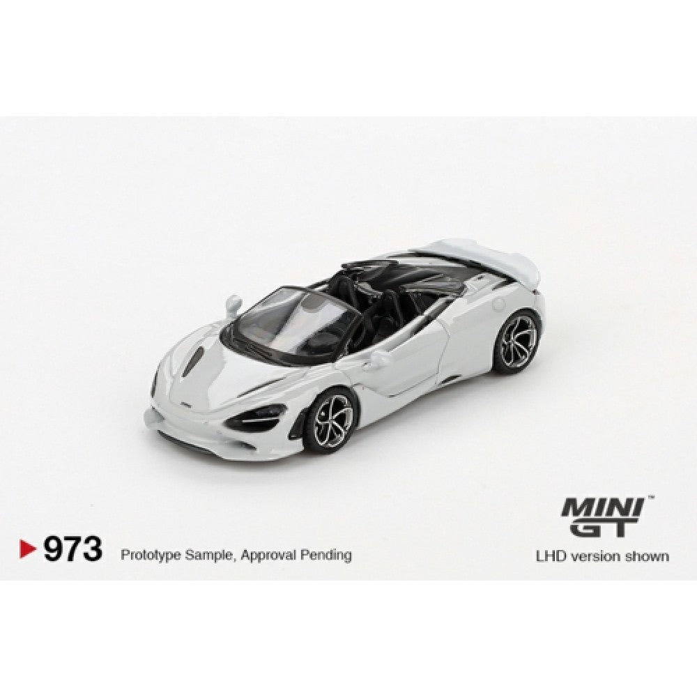1:64 MINI GT MGT00973-R MCLAREN 750S SPIDER CIRRUS GREY (RHD)