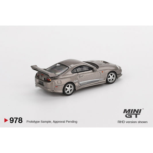 Toyota Supra VeilSide Combat V-Ii Combat Grey (LHD) Blister Packaging 1:64 Mini GT (MGT00978-BL)