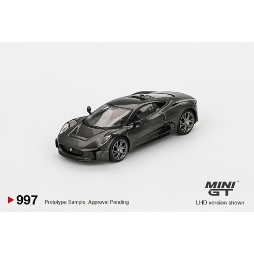 Available to Order from Supplier – 1:64 MINI GT Jaguar C-X75 Test Car (LHD) Blister Packaging MGT00997-BL