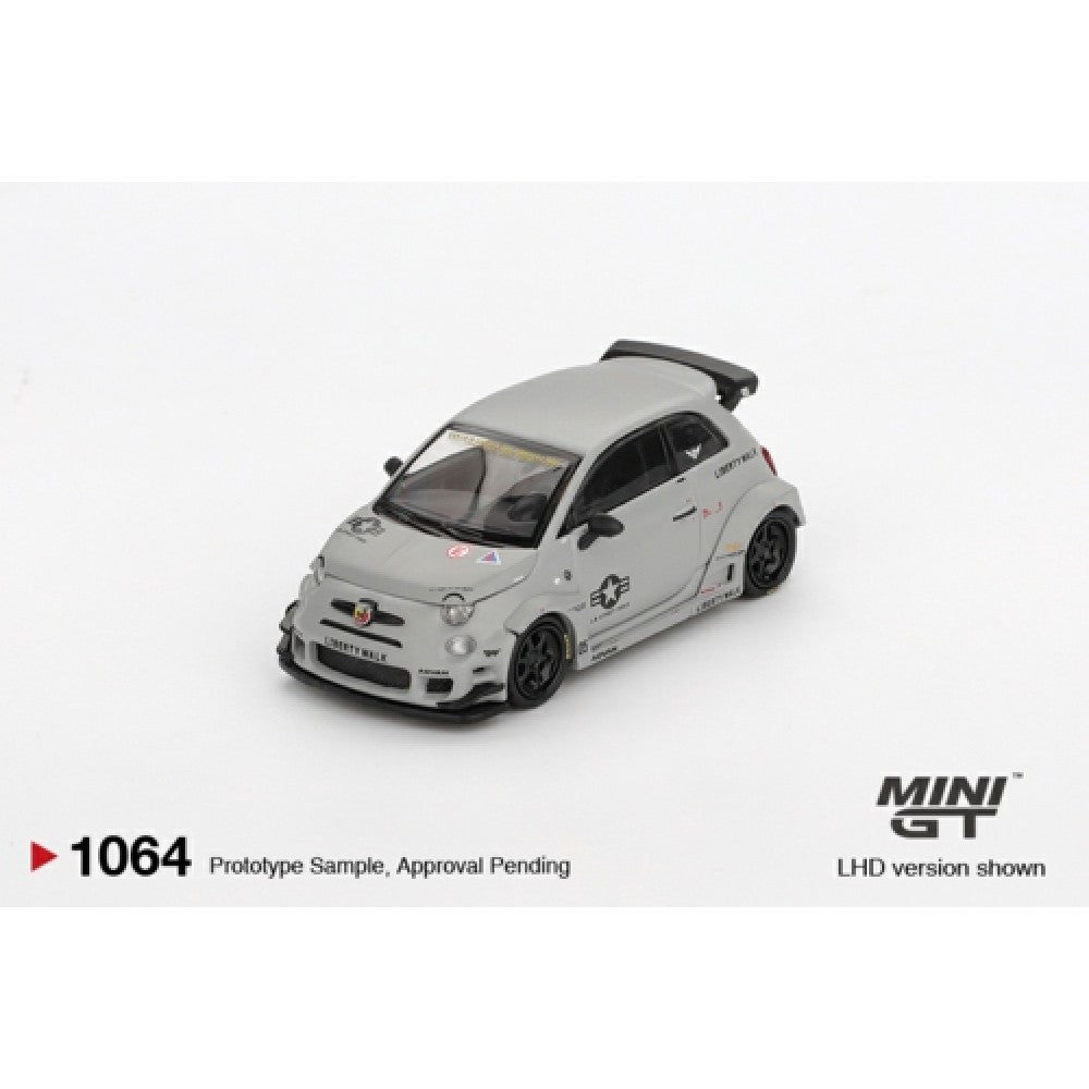 PRE ORDER STOCKS DUE DECEMBER 2025 / JANUARY 2026 1:64 MINI GT MGT01064-L ABARTH 595 LB-WORKS X ABAS WORKS FIGHTERS (LHD)