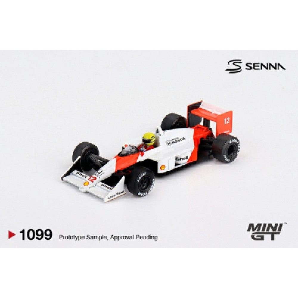 PRE ORDER STOCKS DUE FEBRUARY / MARCH 2026 1/64 MINI GT MGT01099-L MCLAREN MP4/4 NO.12 AYRTON SENNA 1988 JAPANESE GRAND PRIX WINNER