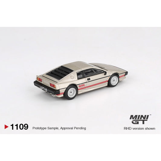 Lotus Esprit Turbo Metallic Silver (RHD) 1:64 Mini GT Model Car (MGT01109-R)