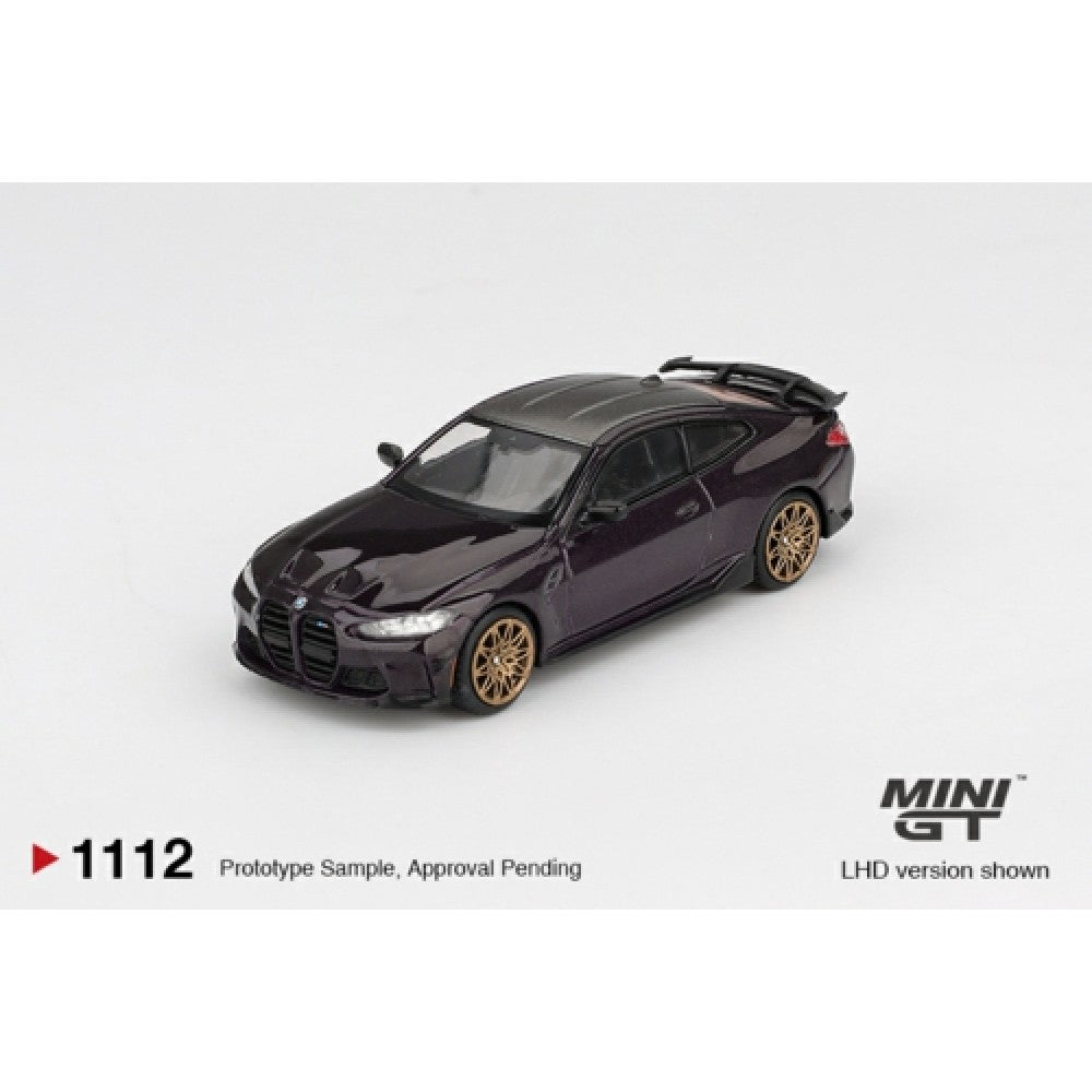 Pre-Order β 1:64 MINI GT BMW M4 M-Performance (G82) Daytona Violet (LHD) β MGT01112-L (Due Jan/Feb 2026)