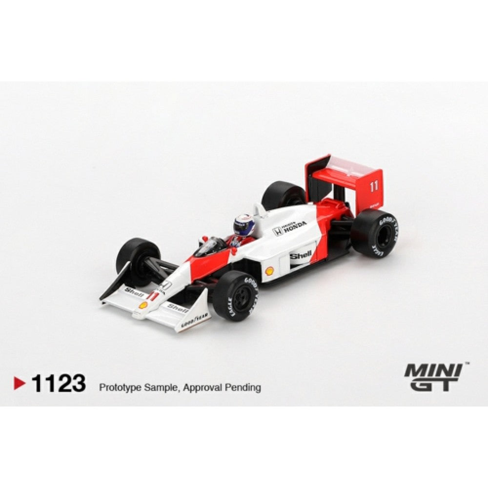 PRE ORDER STOCKS DUE FEBRUARY / MARCH 2026 1/64 MINI GT MGT01123-BL MCLAREN MP4/4 NO.11 ALAIN PROST - 1988 JAPANESE GRAND PRIX 2ND PLACE - BLISTER PACKAGING