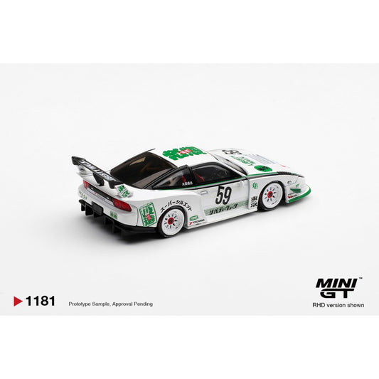 Pre-Order – Nissan LB-Super Silhouette 180SX White (RHD) MGT01181-R 1:64 Mini GT Diecast Model Stocks Due Aug / Sept 2026