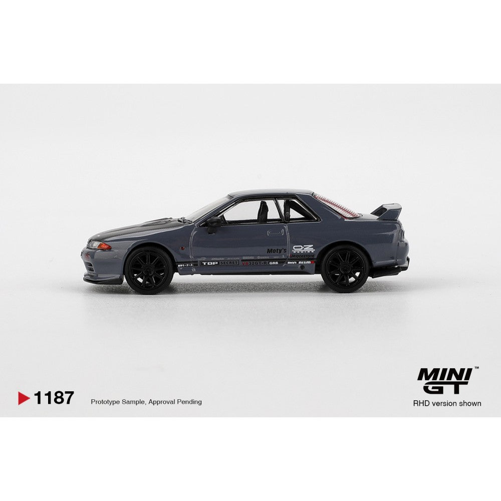 Pre-Order - 1:64 MINI GT Nissan Skyline GT-R Top Secret VR32 Stealth Grey (Rhd) MGT01187-R Stocks Due Jul / Aug 2026