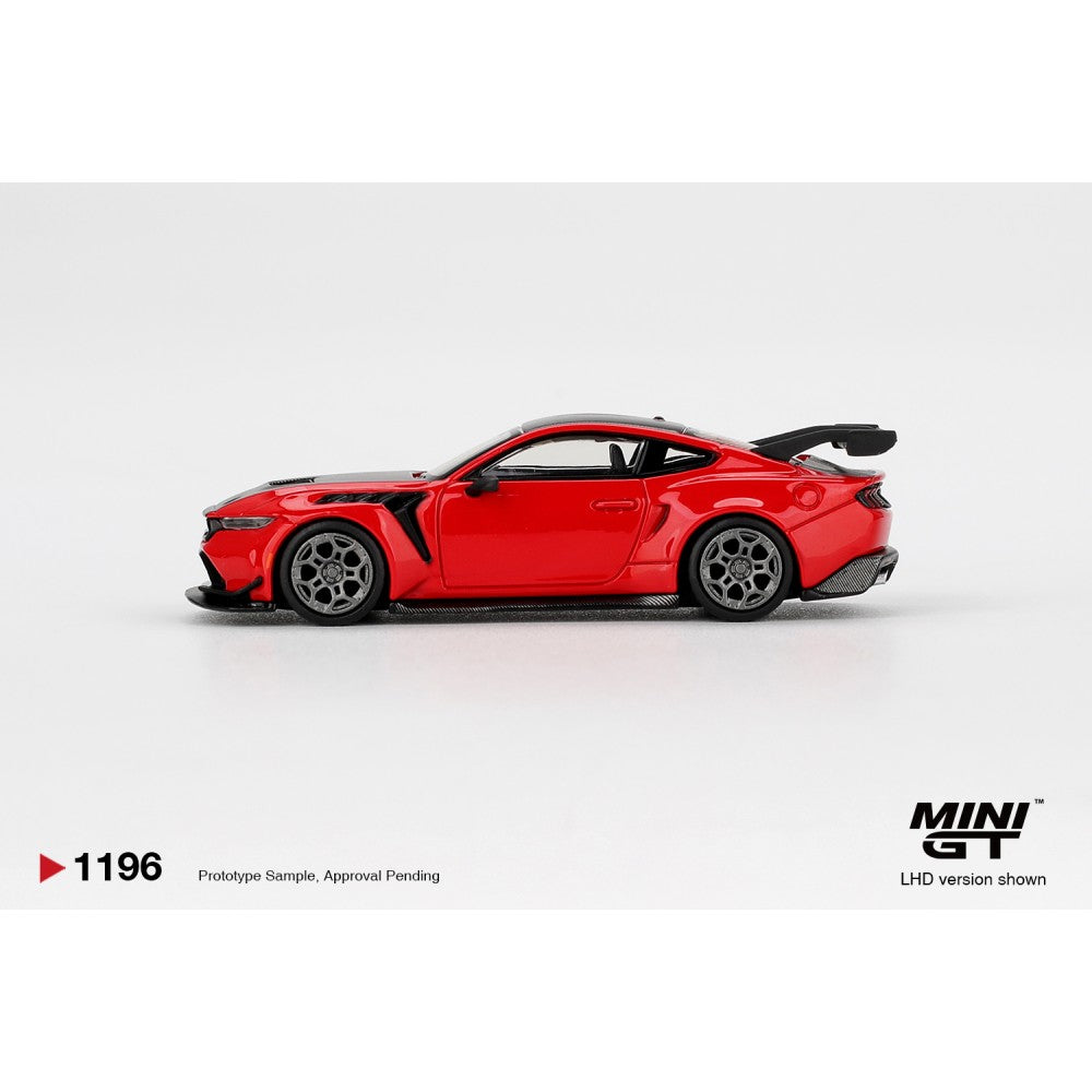 Pre-Order - 1:64 MINI GT Ford Mustang GTD Race Red (Lhd) MGT01196-L Stocks Due Sept / Oct 2026